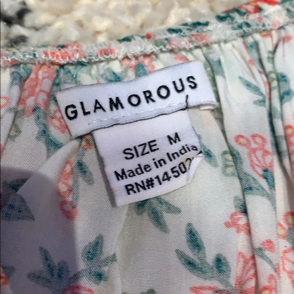 Revolve Glamorous Ruffle Crop Top - Picture 3 of 3